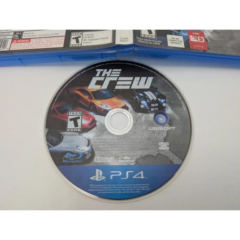 The Crew Sony PlayStation 4 PS4 Game Clean Tested